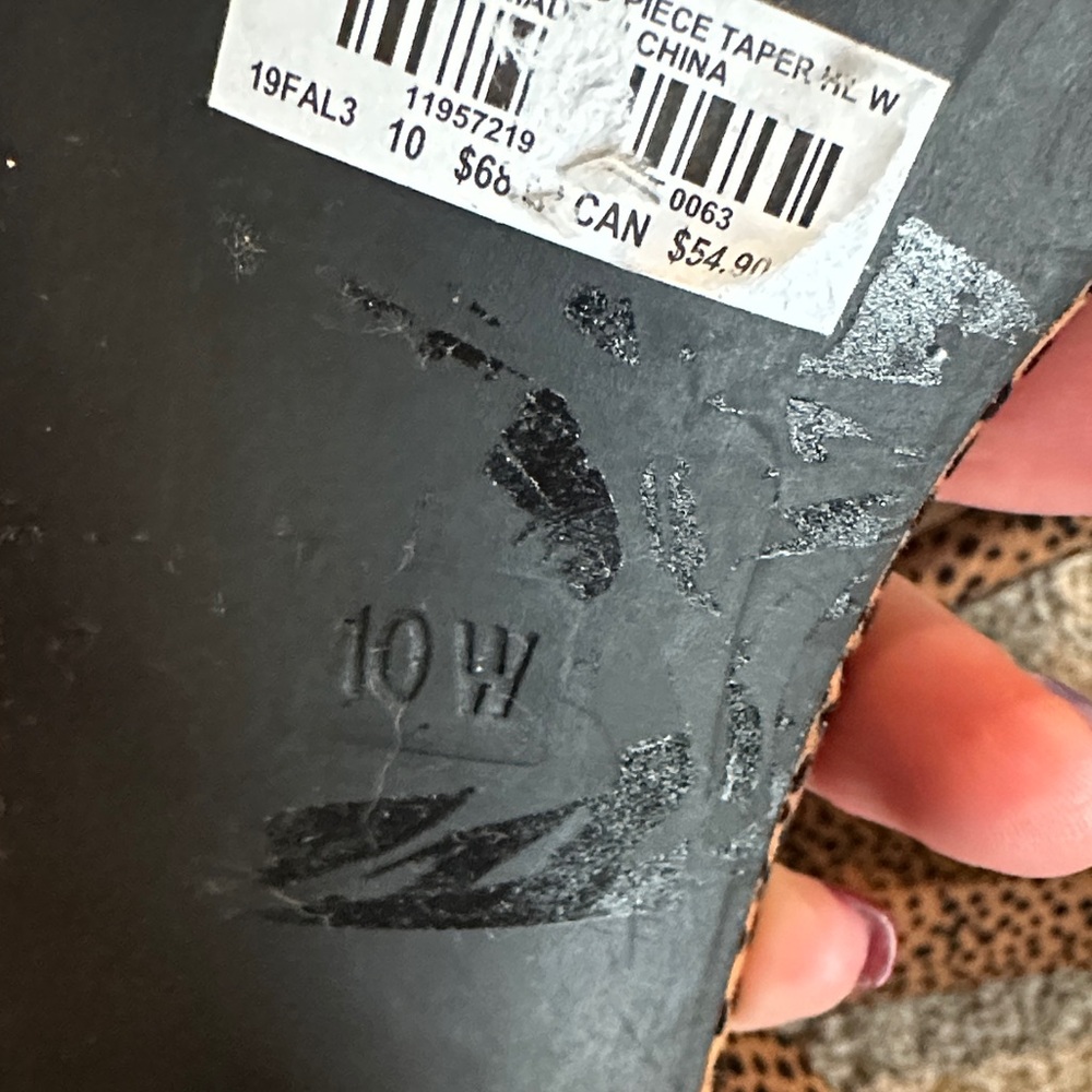 Torrid Brown and Black Spotted Heels - Picture 10 of 12